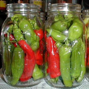 peppers pepperoncini pickled hot banana canning recipe pepper spinney walnut jars soured crisp 2008 water pepperoncinis types come but
