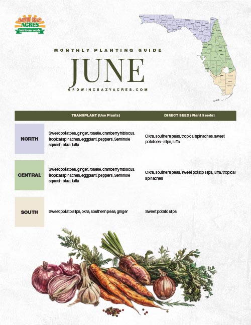 June Planting Guide - Growin' Crazy Acres