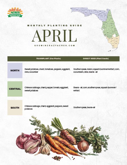 April Planting Guide - Growin' Crazy Acres